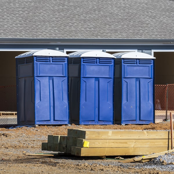 what is the maximum capacity for a single portable restroom in Picatinny Arsenal NJ